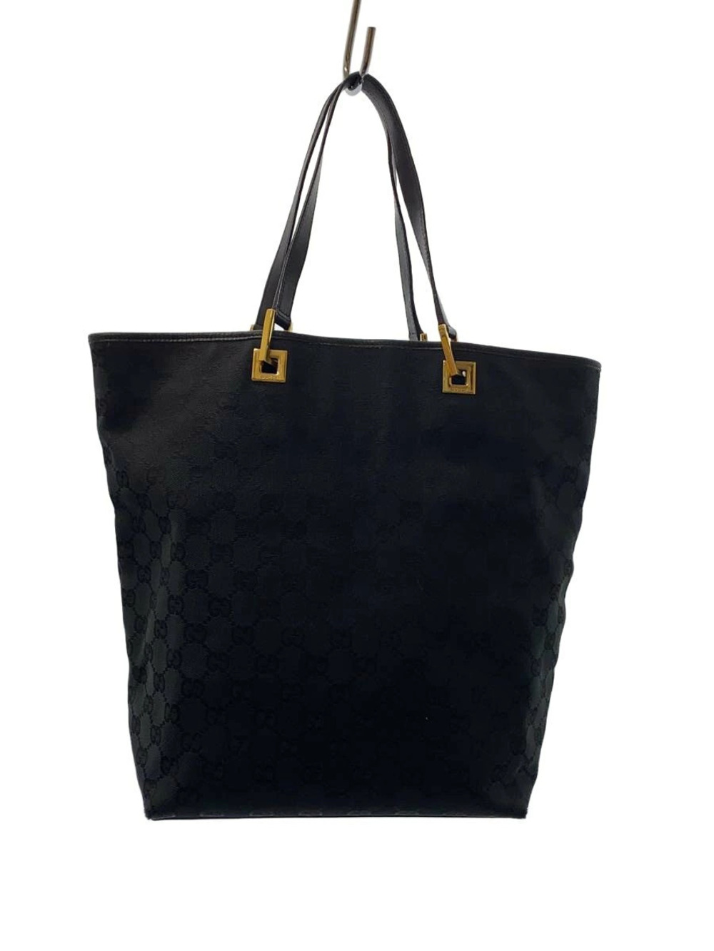 Gucci Tote Bag GG Canvas Black All over
